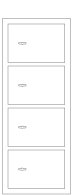 Salvus 4 Cassetti di deposito modulari