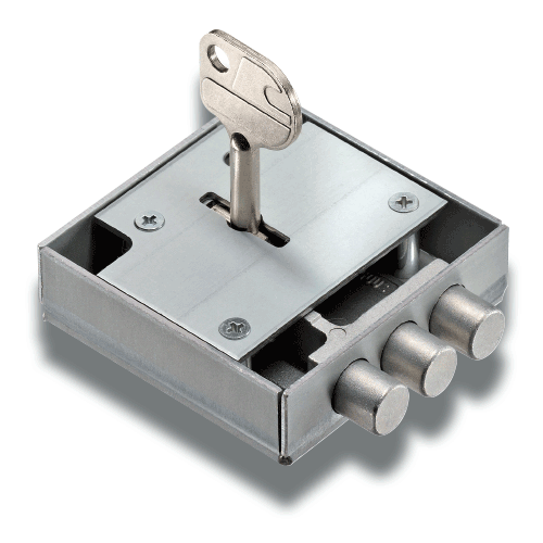 Serratura destra 3-bolt lock 1387 - 1386 - Wittkopp - CaWi